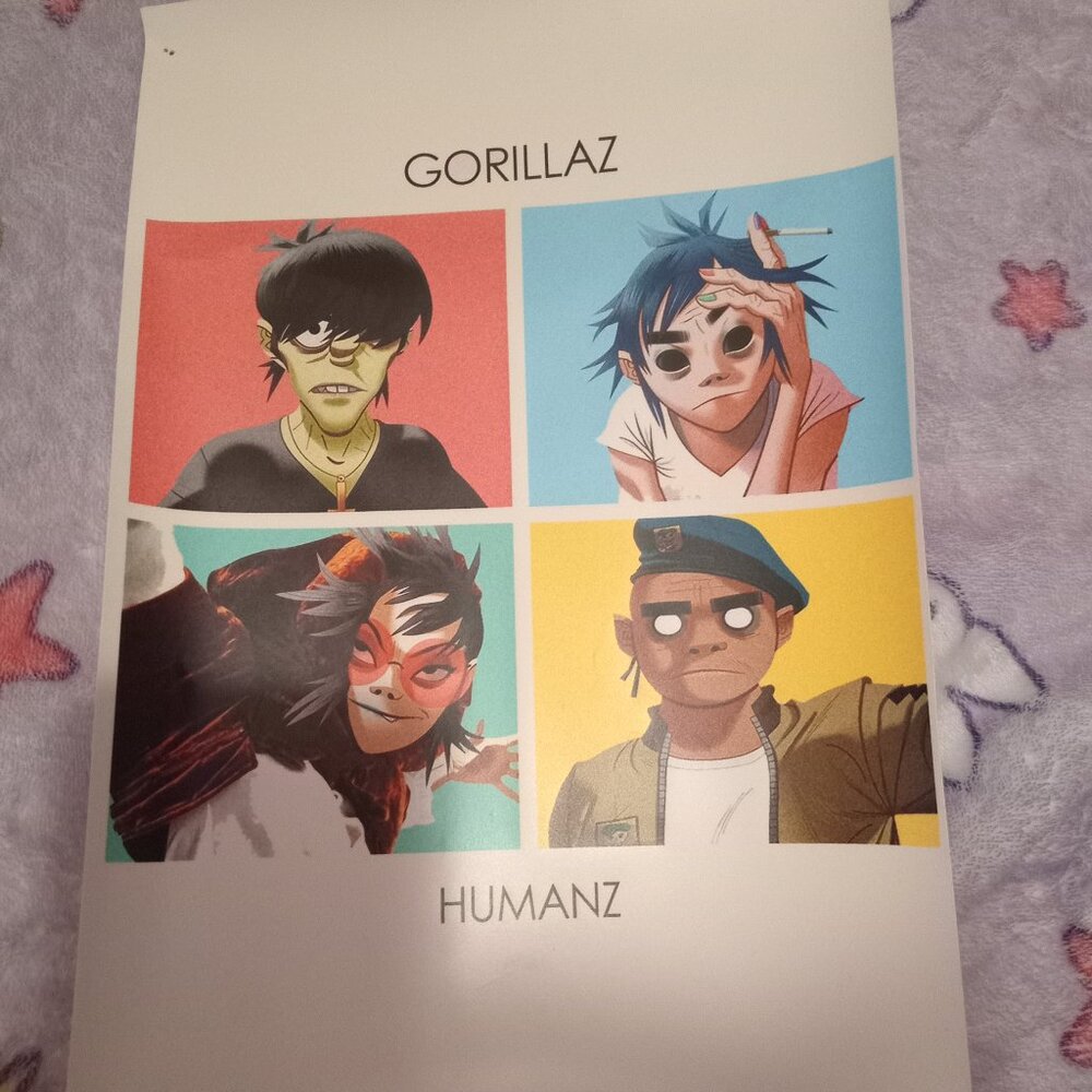 Gorillaz Humanz Poster